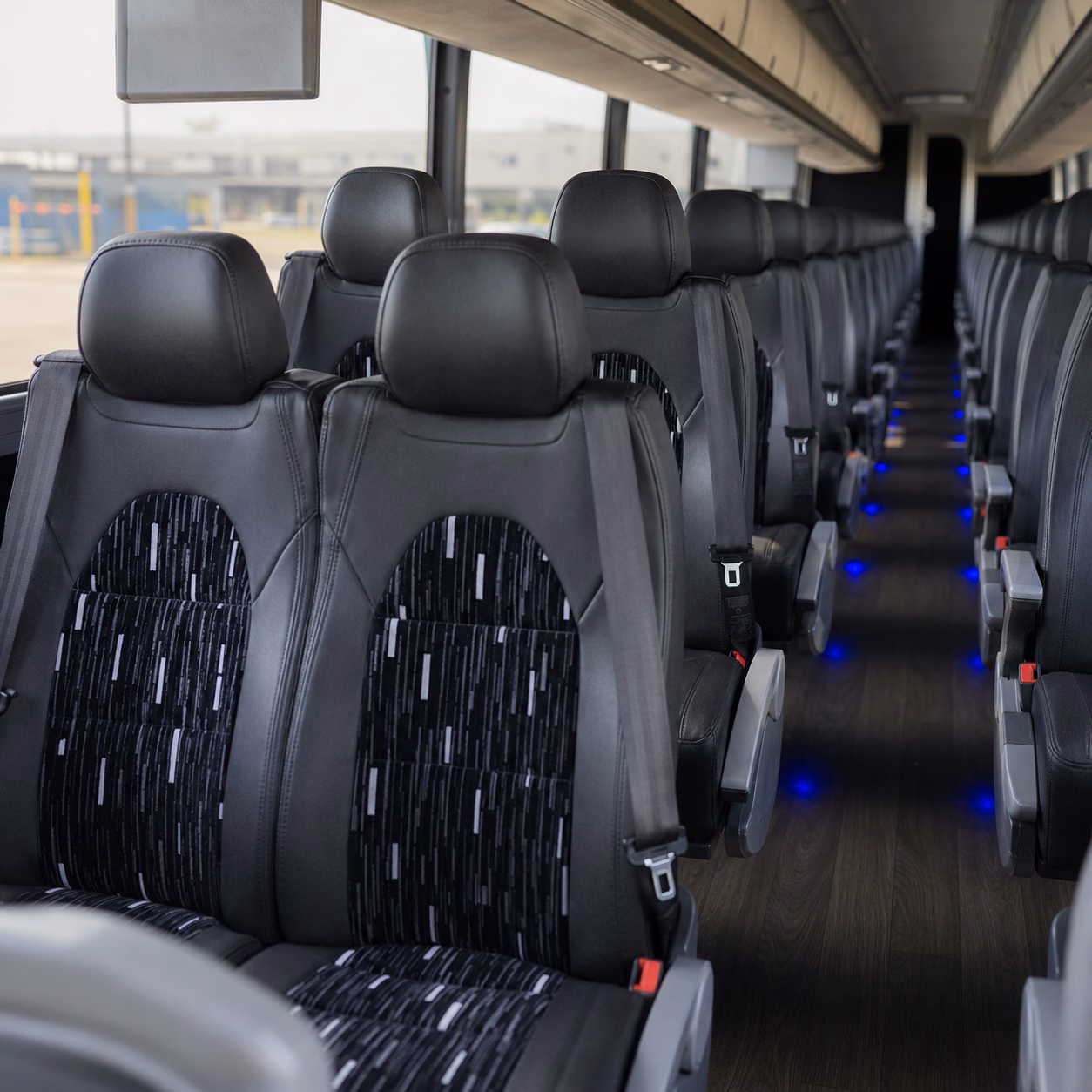 yonkers charter bus interior